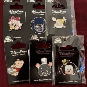 Disney Character Pin Set - available as set or individual